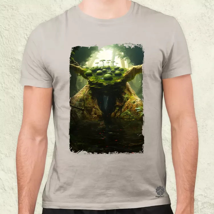 Pareidolia Yoda Dagobah fantázia v1 férfi póló
