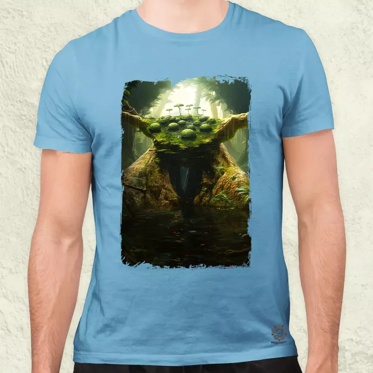 Pareidolia Yoda Dagobah fantázia v1 férfi póló