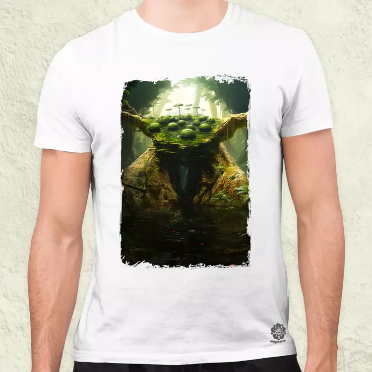 Pareidolia Yoda Dagobah fantázia v1 férfi póló