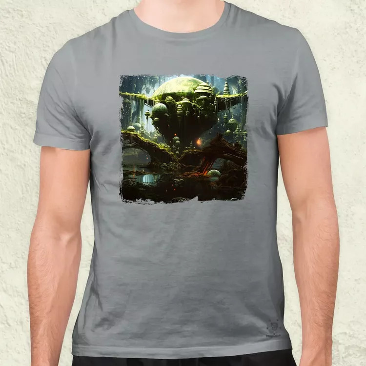 Pareidolia Yoda Dagobah fantázia v2 férfi póló