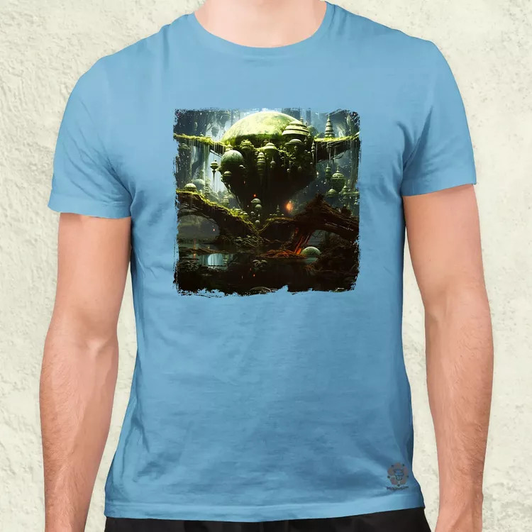 Pareidolia Yoda Dagobah fantázia v2 férfi póló