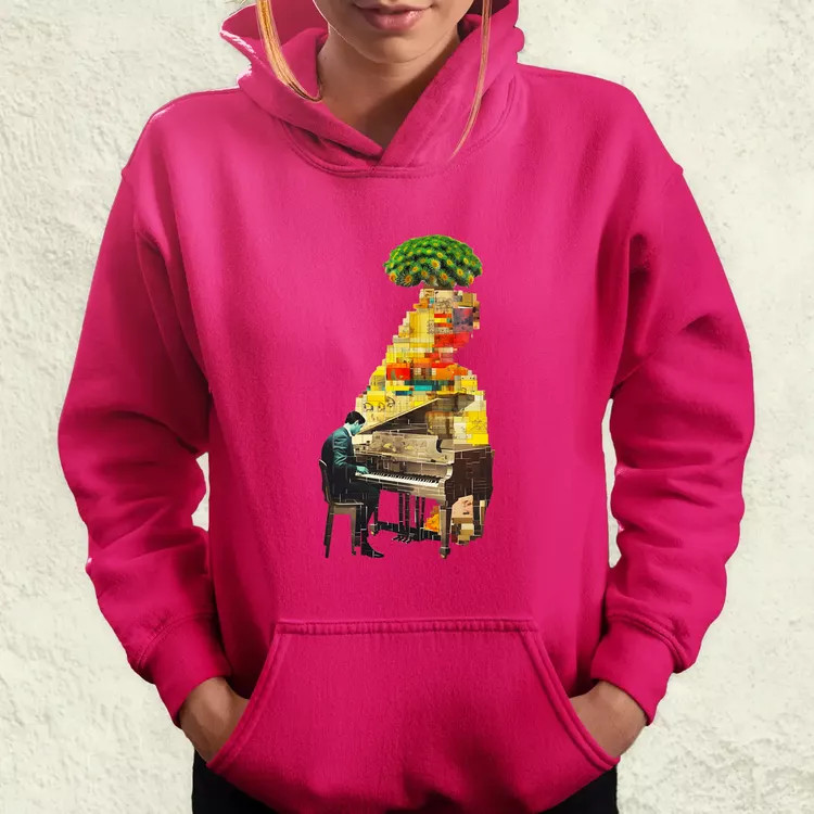 Szürreál pop art fantázia v10 női pulóver