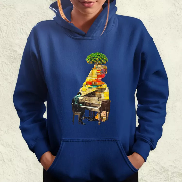 Szürreál pop art fantázia v10 női pulóver