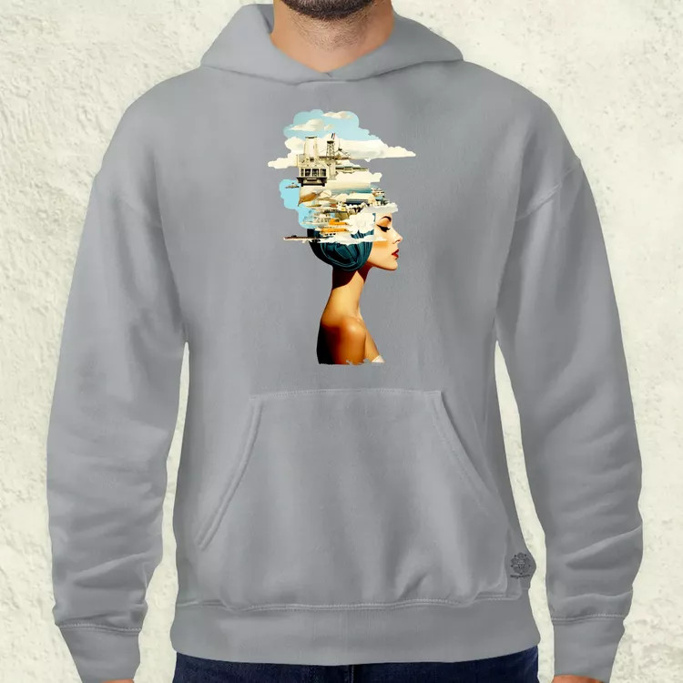Szürreál pop art fantázia v2 férfi pulóver
