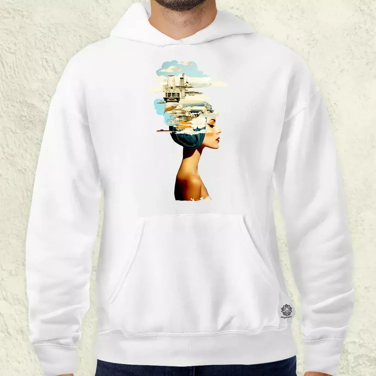 Szürreál pop art fantázia v2 férfi pulóver