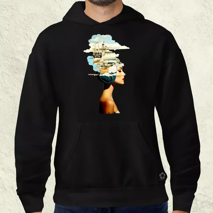 Szürreál pop art fantázia v2 férfi pulóver