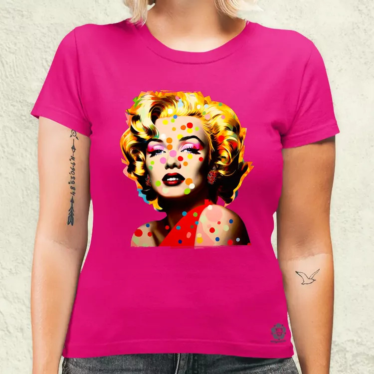 Pop art Marilyn Monroe v1 női póló