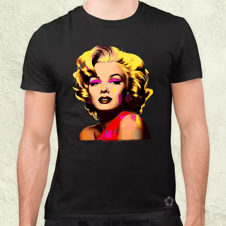 Pop art Marilyn Monroe v2 férfi póló