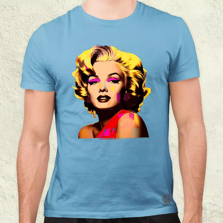 Pop art Marilyn Monroe v2 férfi póló