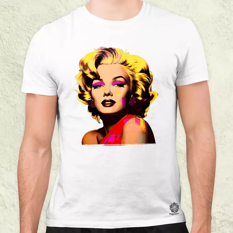 Pop art Marilyn Monroe v2 férfi póló