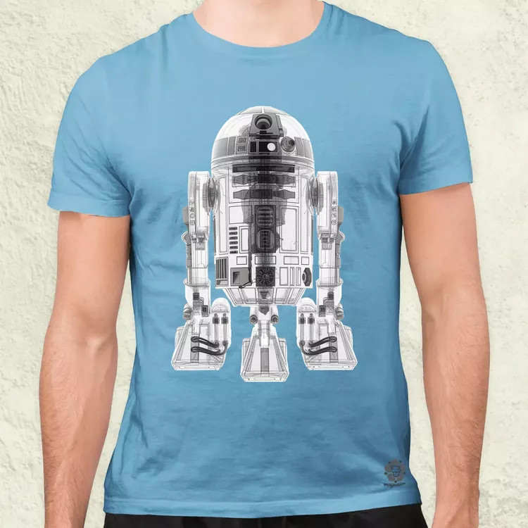 R2-D2 röntgen v3 férfi póló