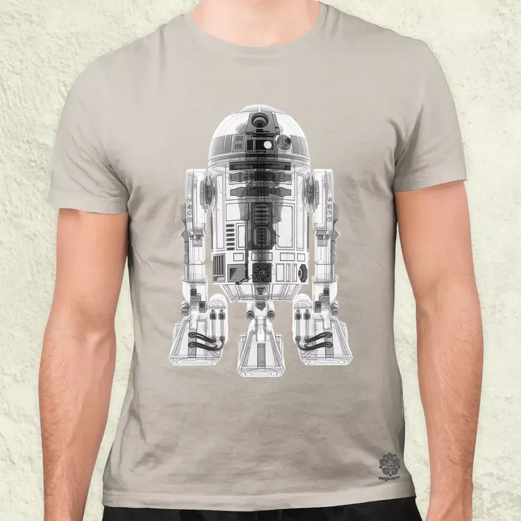 R2-D2 röntgen v3 férfi póló