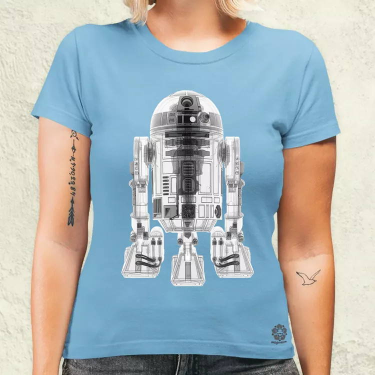 R2-D2 röntgen v3 női póló