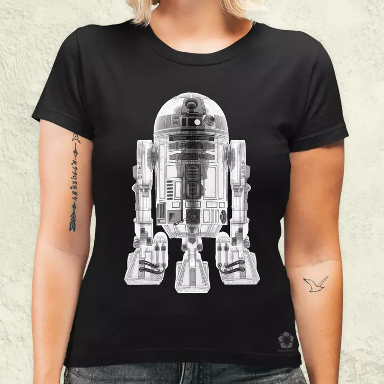 R2-D2 röntgen v3 női póló