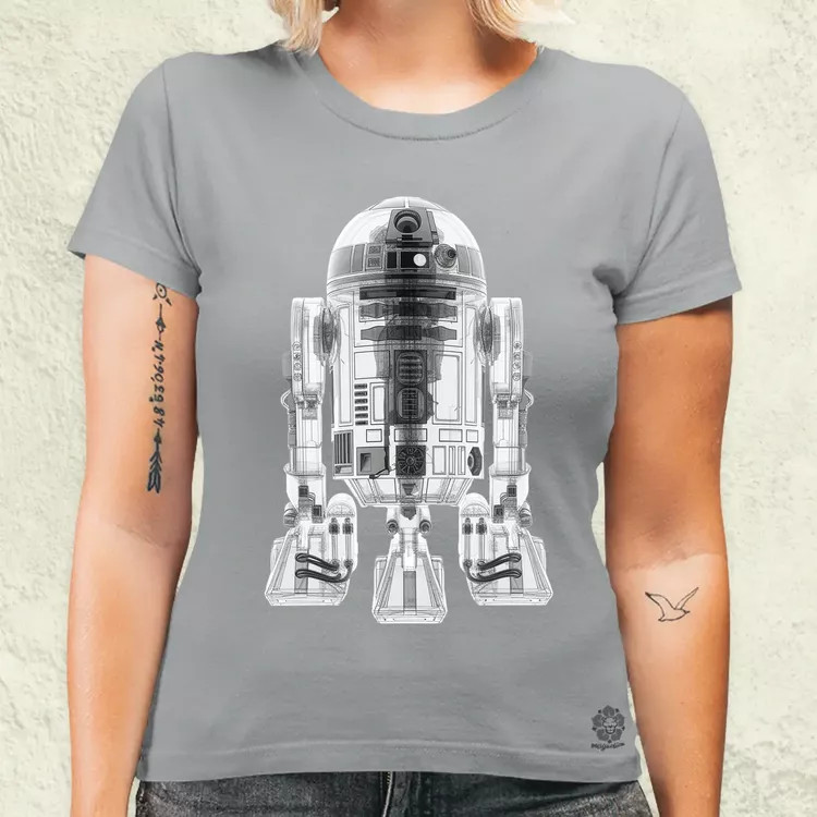 R2-D2 röntgen v3 női póló