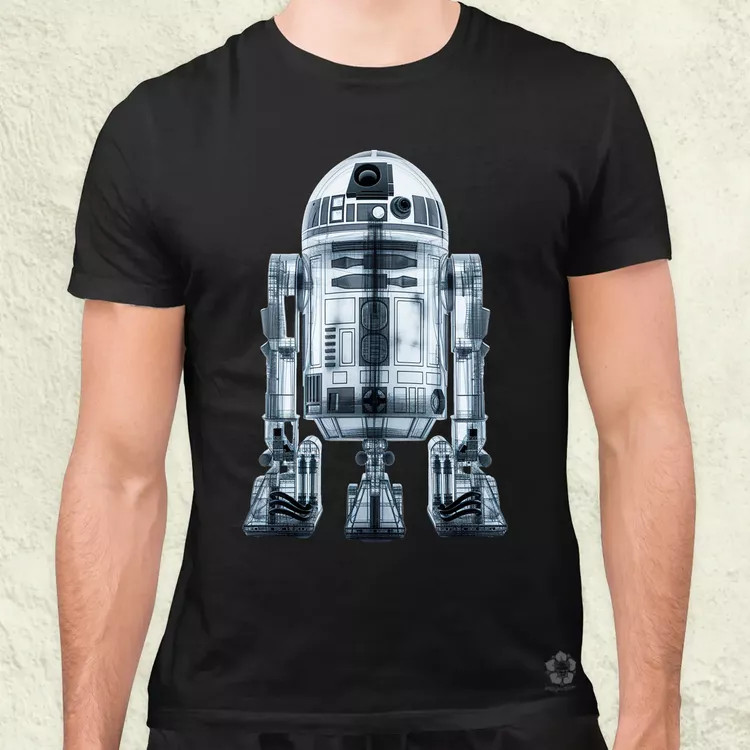 R2-D2 röntgen v4 férfi póló