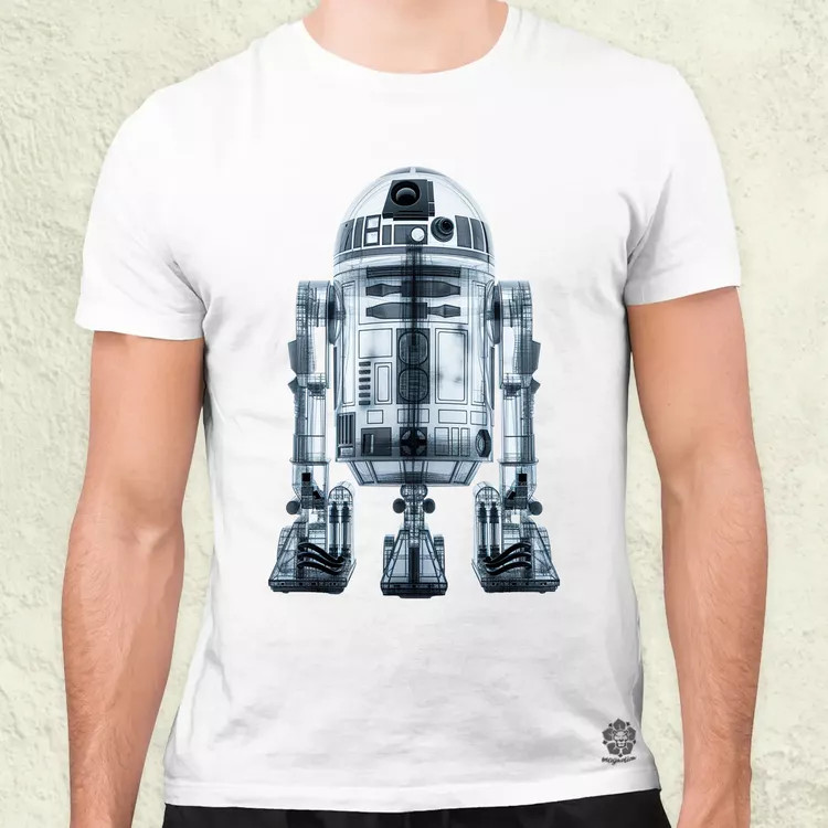 R2-D2 röntgen v4 férfi póló