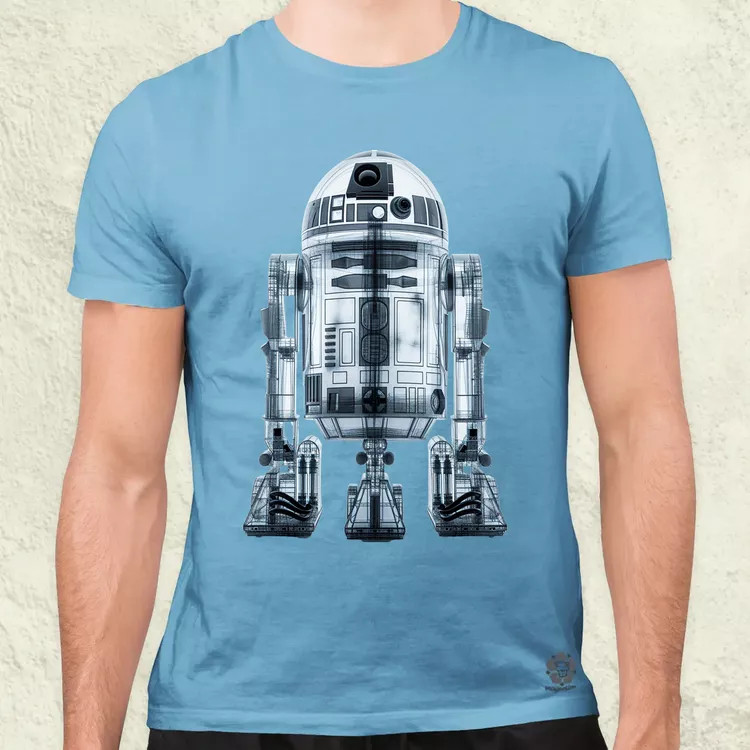 R2-D2 röntgen v4 férfi póló