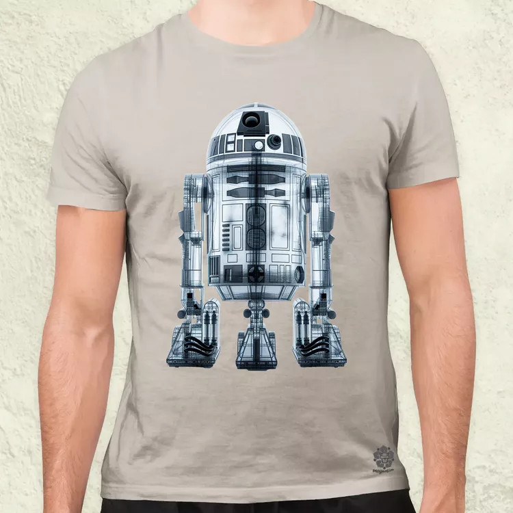 R2-D2 röntgen v4 férfi póló