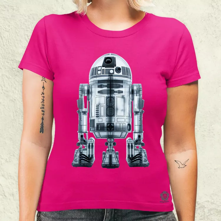 R2-D2 röntgen v4 női póló