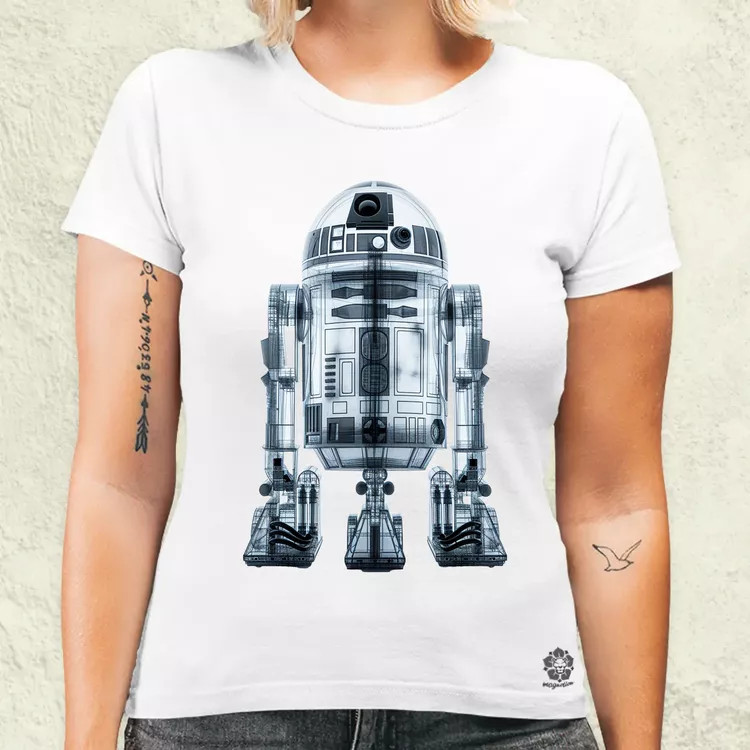 R2-D2 röntgen v4 női póló