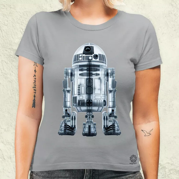R2-D2 röntgen v4 női póló