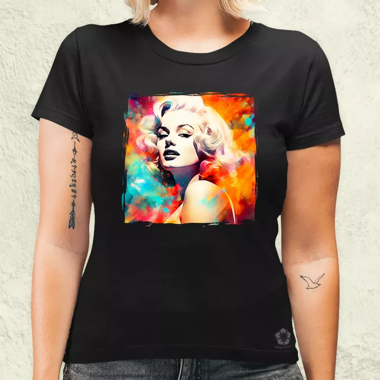Színes Marilyn v1 női póló