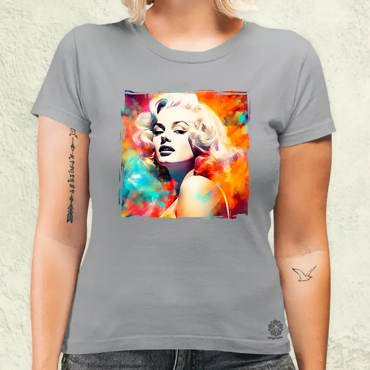 Színes Marilyn v1 női póló