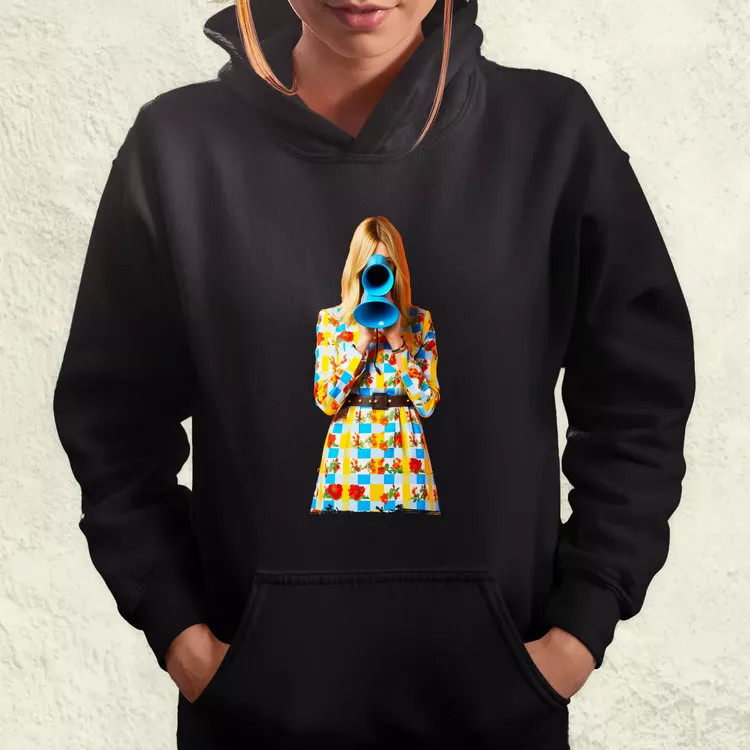 Szürreál pop art fantázia v3 női pulóver