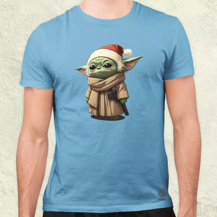 Xmas Baby Yoda férfi póló