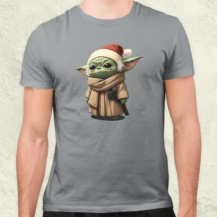 Xmas Baby Yoda férfi póló