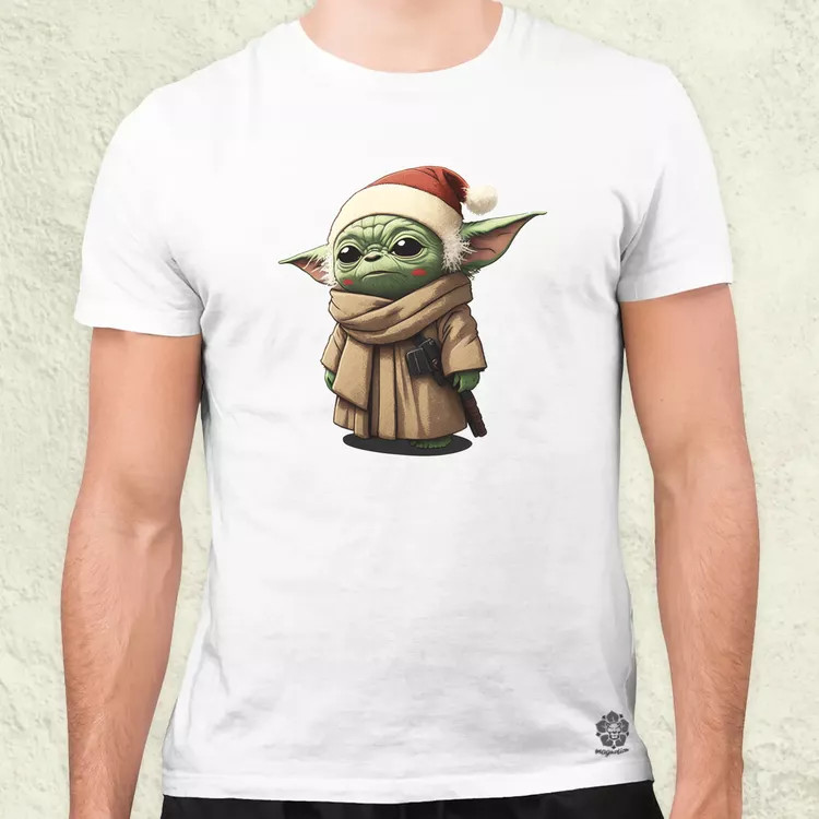 Xmas Baby Yoda férfi póló