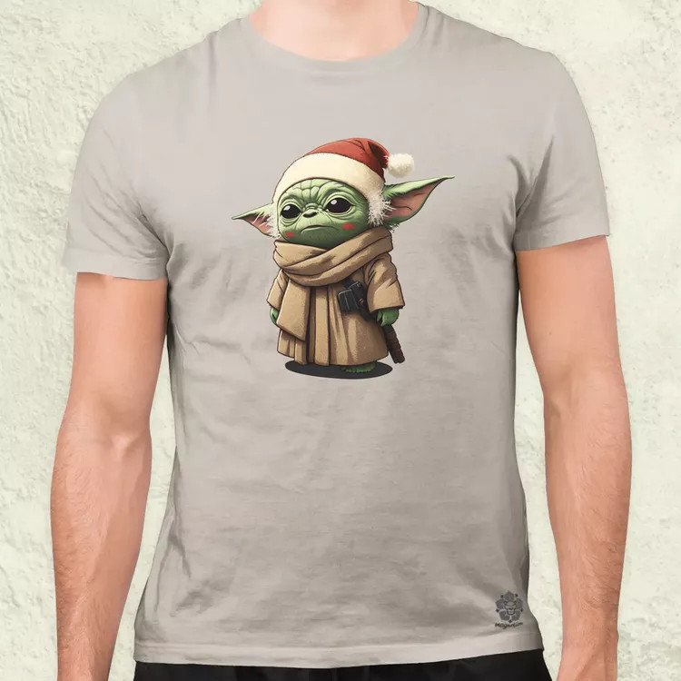 Xmas Baby Yoda férfi póló