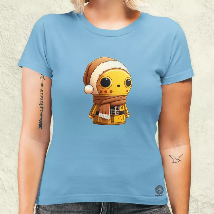 Xmas C-3PO női póló