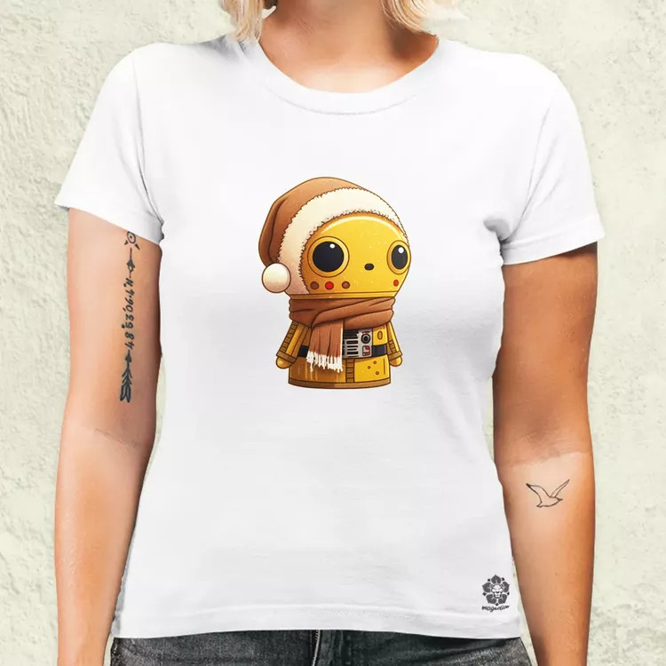 Xmas C-3PO női póló