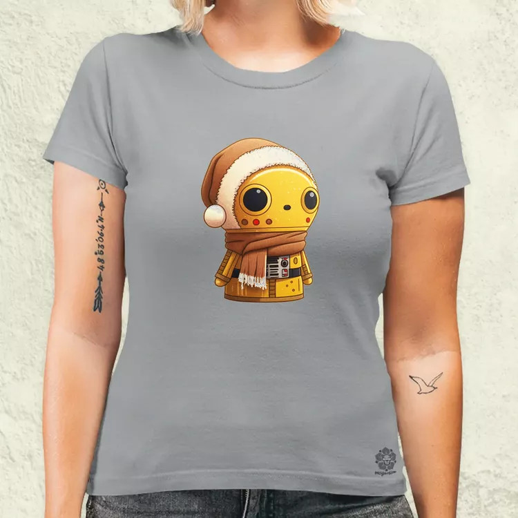 Xmas C-3PO női póló