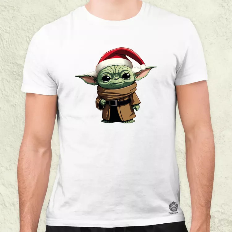 Xmas Yoda férfi póló