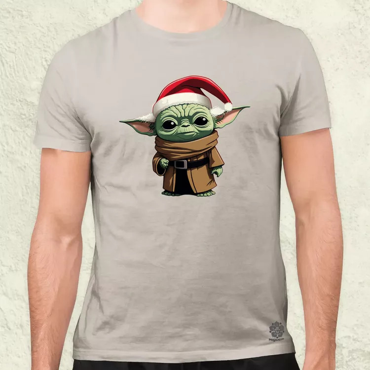 Xmas Yoda férfi póló