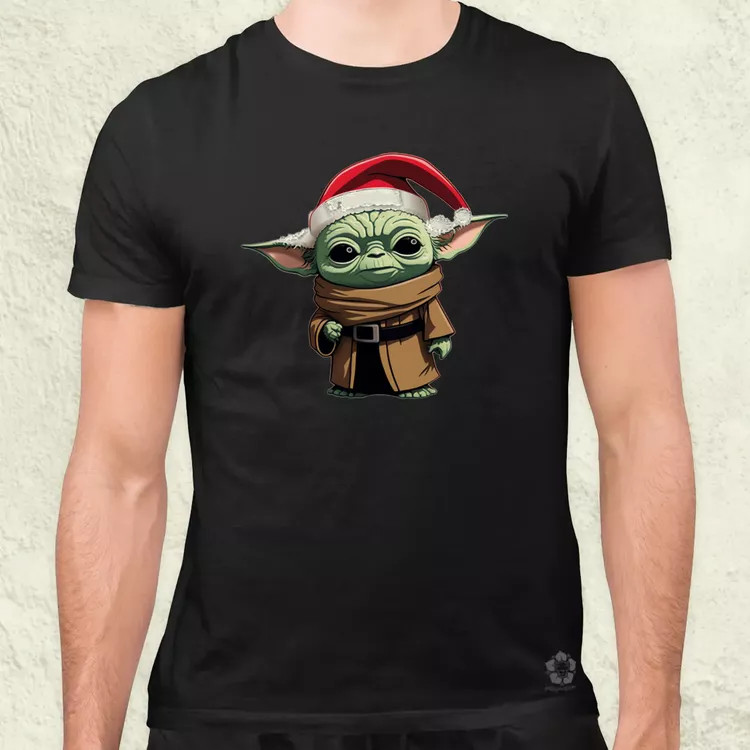 Xmas Yoda férfi póló