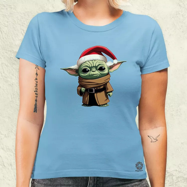 Xmas Yoda női póló