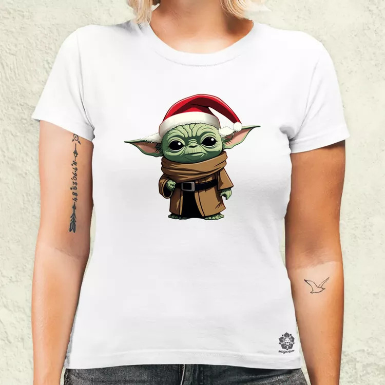 Xmas Yoda női póló