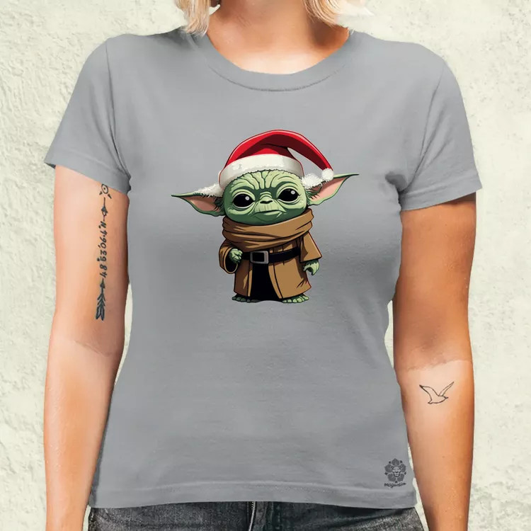 Xmas Yoda női póló