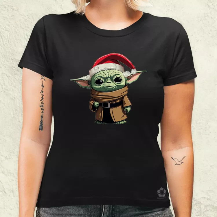 Xmas Yoda női póló