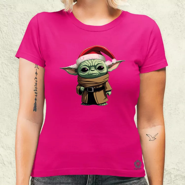 Xmas Yoda női póló
