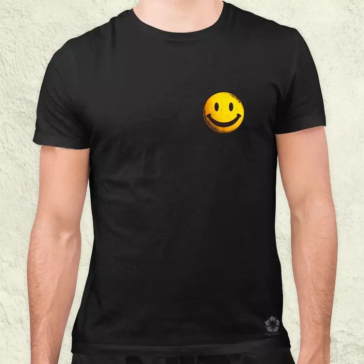 Smile graffiti zseb férfi póló