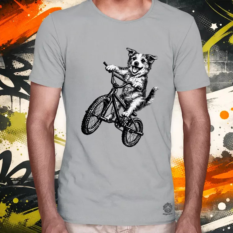 BMX kutya férfi póló