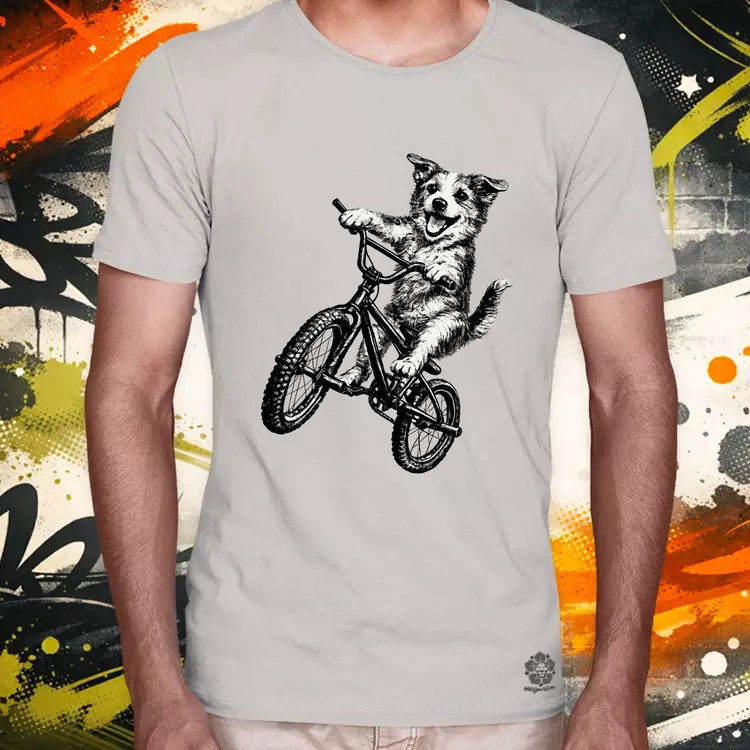 BMX kutya férfi póló
