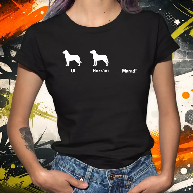 Marad fehér női póló