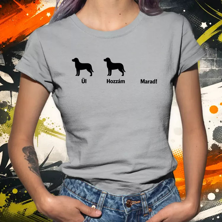 Marad fekete női póló