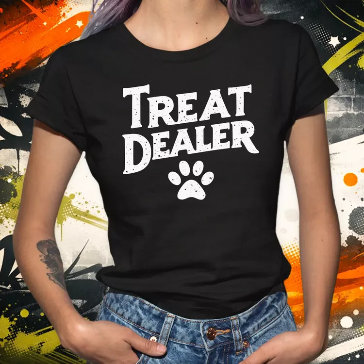 Treat Dealer fehér női póló